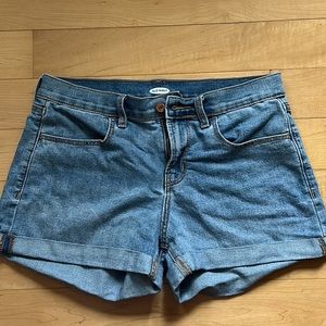 Denim shorts size 4